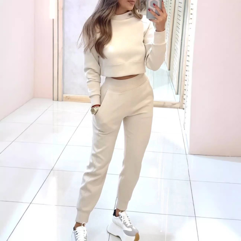 Monika | Cropped Pullover-Set